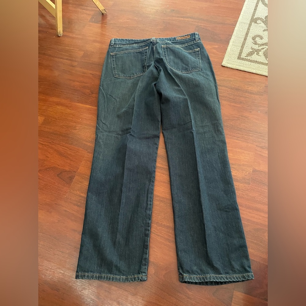 Ralph Lauren Saturday blue jeans size 14 cotton medium wash denim straight leg - Picture 5 of 16